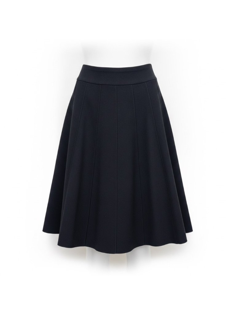 Ann Taylor Womens Black A-Line Skirt Fit & Flare Style Size S